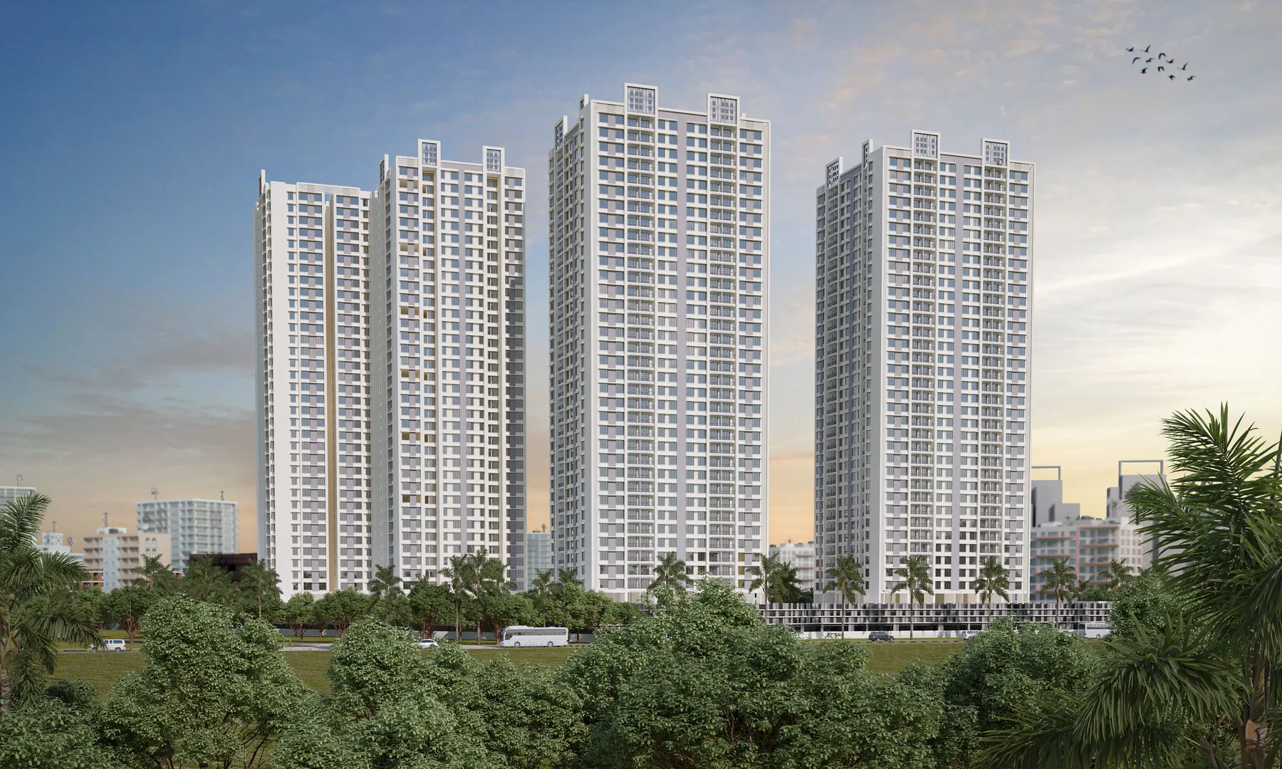 Dosti Planet North towers — artist’s impression